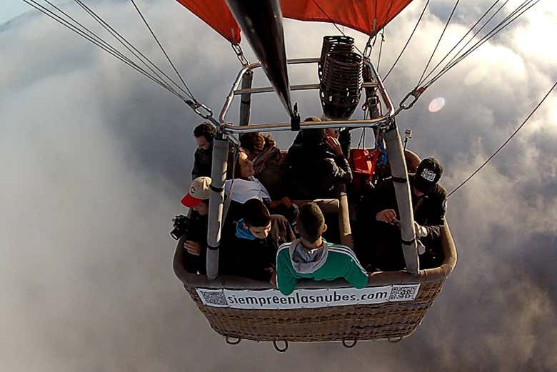 Sobrevolando Aranjuez en globo aerostático