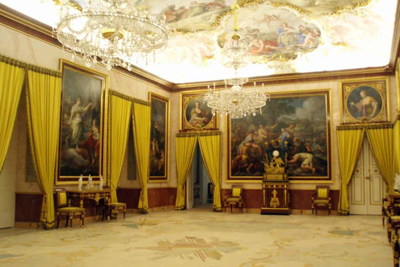 Descobrindo as salas do Palácio de Aranjuez