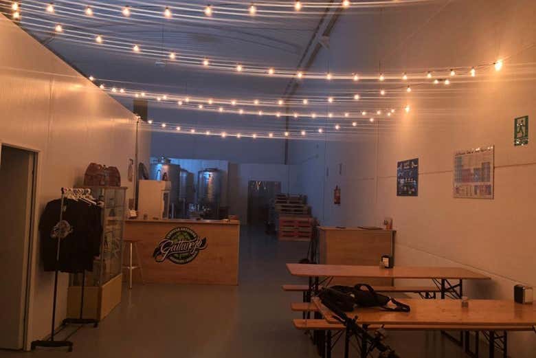 Sala degustazione del birrificio Gaitanejo