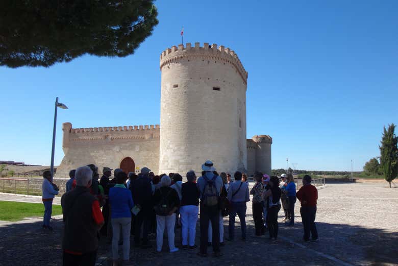 Foto con el castillo de fondo