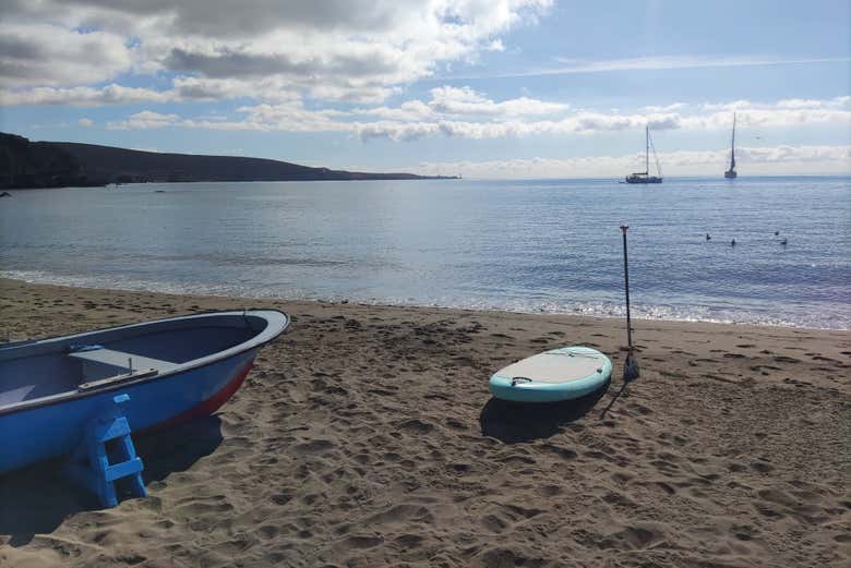 Una delle tavole da paddle surf per l'attività