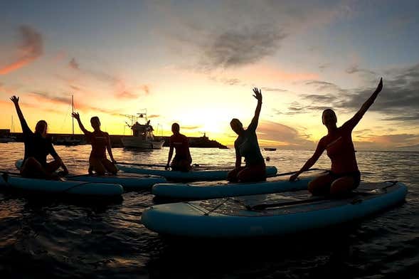 Paddle Surfing in Arguineguín