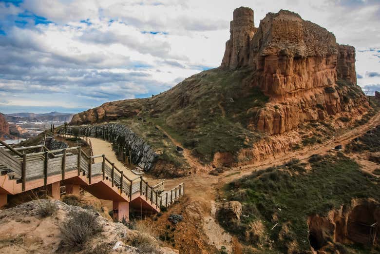 Panorámica del castillo de Arnedo