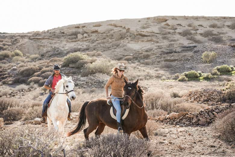 À dos de cheval