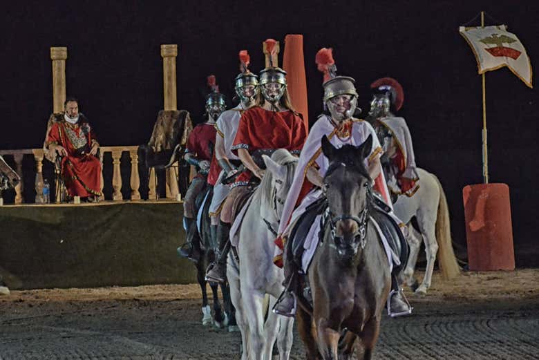 Ginetes no show de Arona