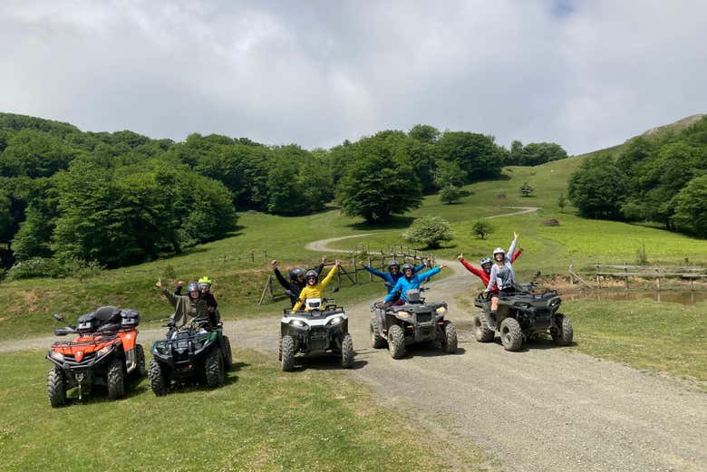 Recorreremos el valle de Ultzama en quad
