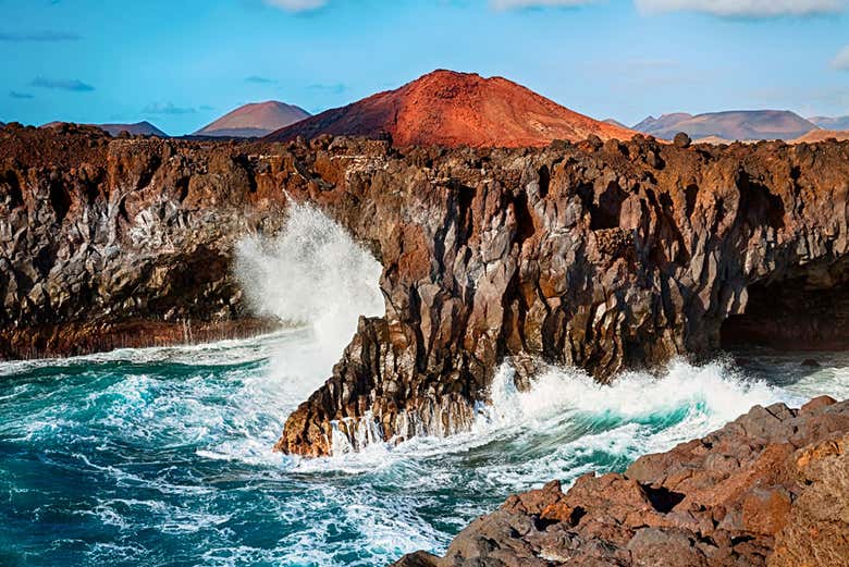 Les falaises de Los Hervideros