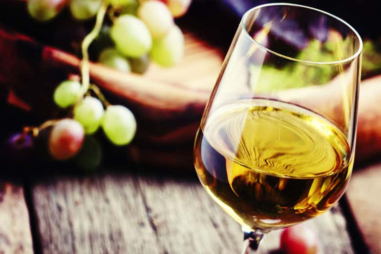 Tasting wine made in Lanzarote