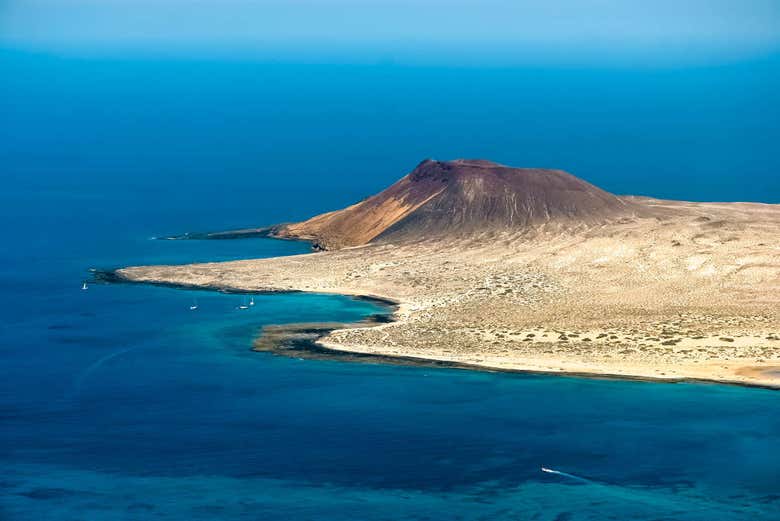 Vista panoramica di La Graciosa