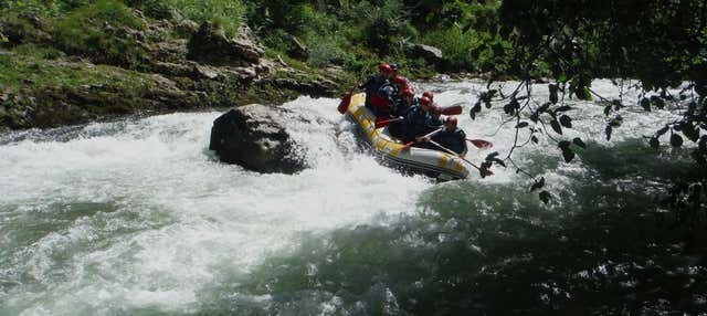 Rafting en el río Ebro
