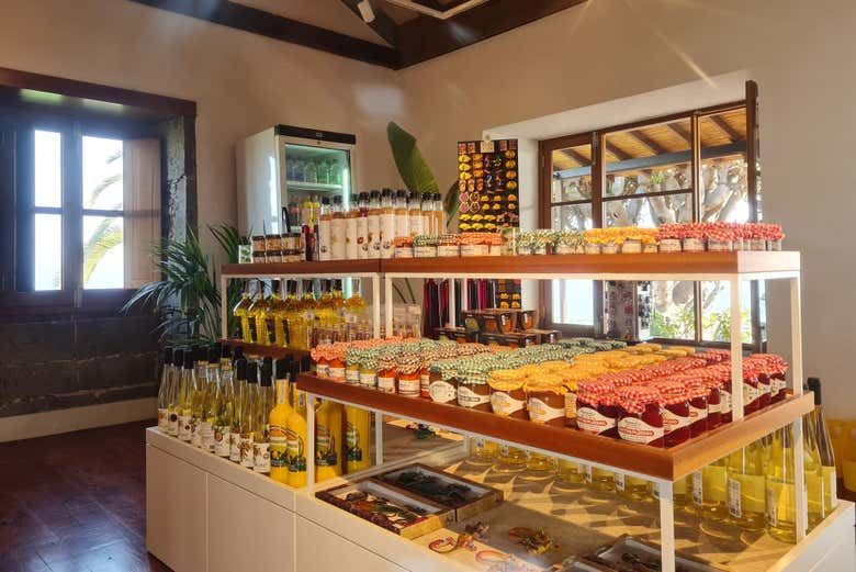 The shop at Banana World