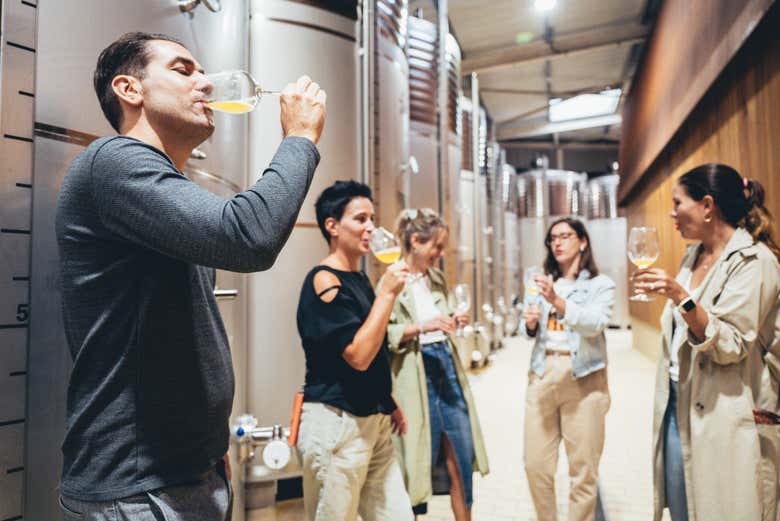 Degustaréis sidra natural de la casa