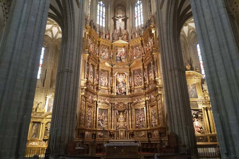 Percorrendo a catedral de Astorga