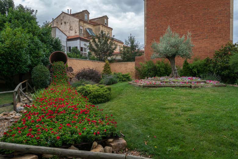 Explore the peaceful gardens