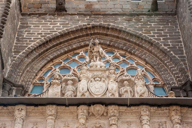 Détail de la cathédrale d'Ávila