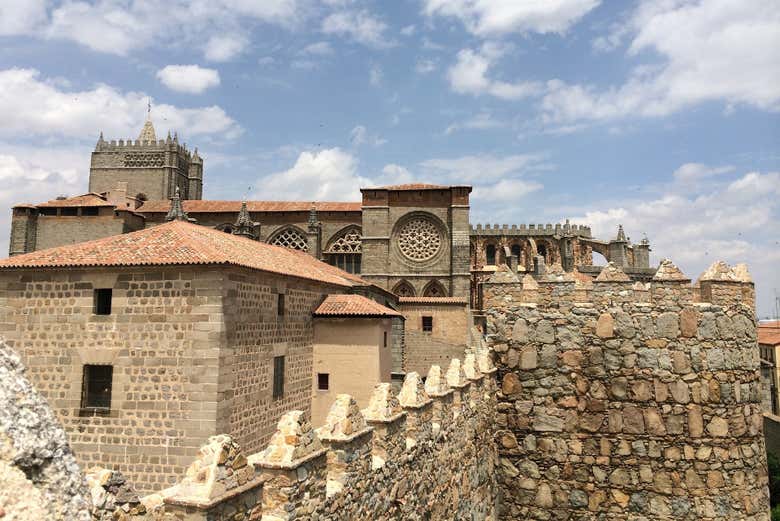 Détail de la muraille d'Ávila