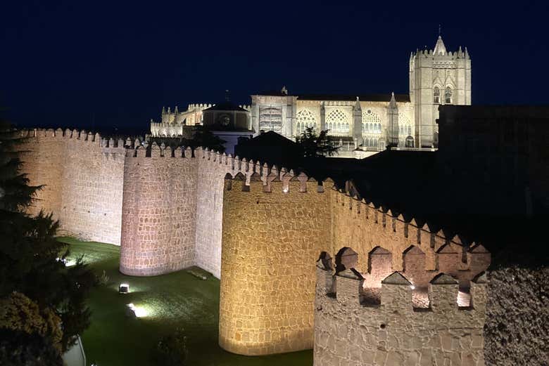 Remparts d'Ávila  de nuit