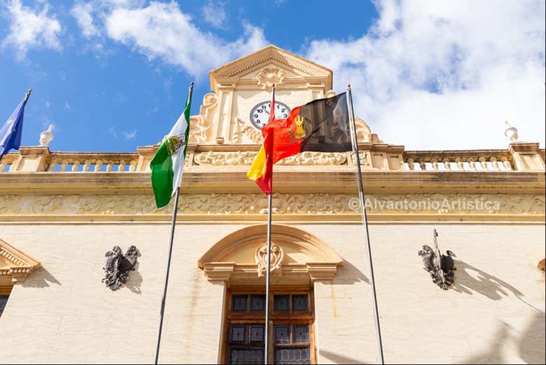 Facciata del municipio di Ayamonte
