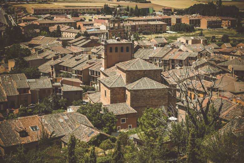 Panorámica del casco antiguo de Ayllón
