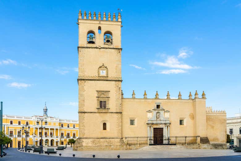 Fachada da catedral de Badajoz