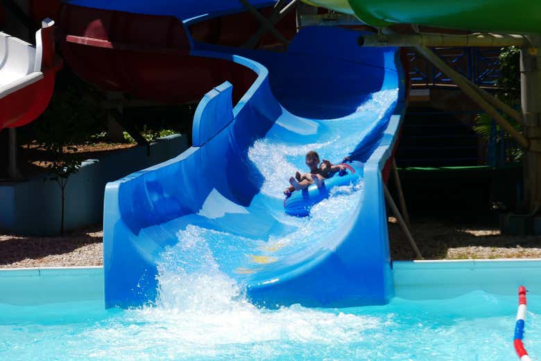 Spinning on the donut floaties