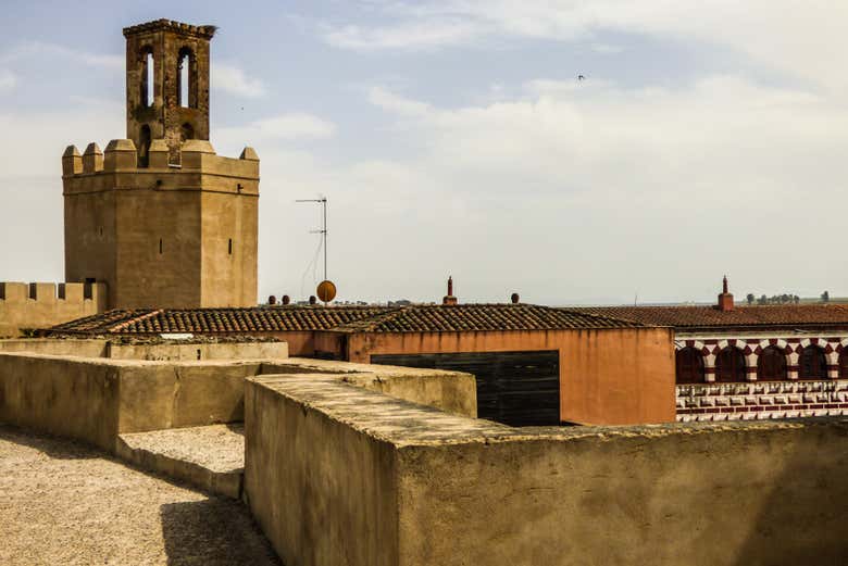 Torre Espantaperros en la alcazaba de Badajoz