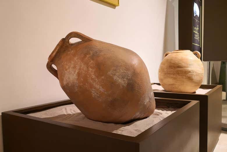 Ánforas en el museo