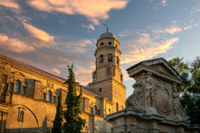 Plaza de Santa María al atardecer