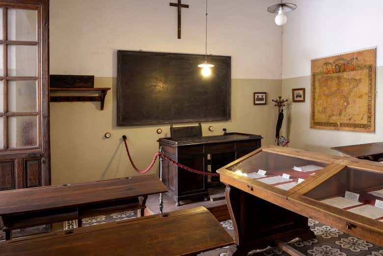 Salle de classe dans laquelle Antonio Machado a donné des cours