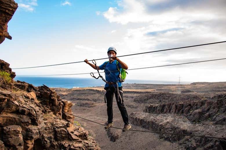 Contemplando i paesaggi del sud di Gran Canaria