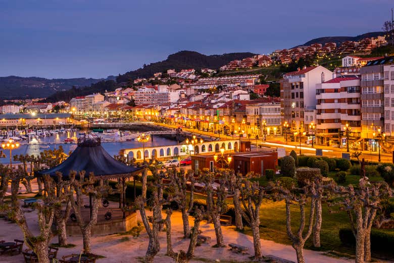 Vue panoramique sur Baiona