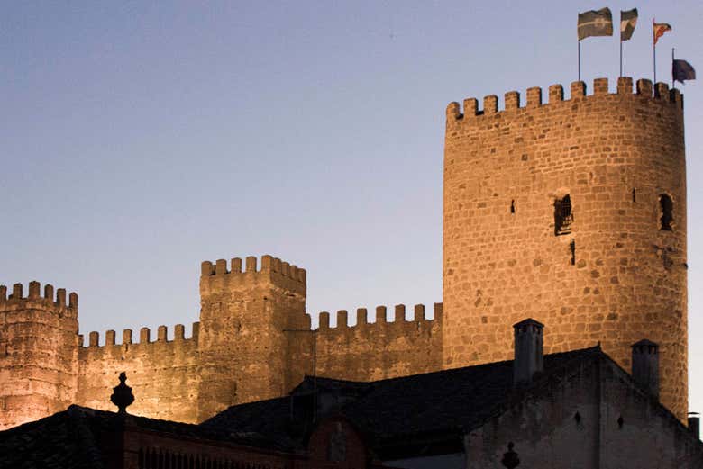 Atardecer sobre el Castillo de Burgalimar