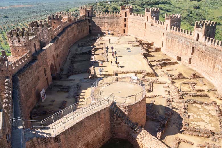 Interior del recinto fortificado