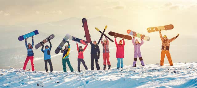 Clase de esquí o snowboard en Baqueira Beret
