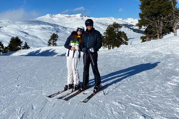 Aula privada de esqui ou de snowboard em Baqueira Beret