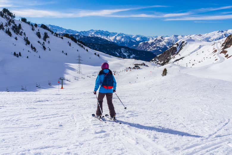 Descendez les pistes de Baqueira Beret