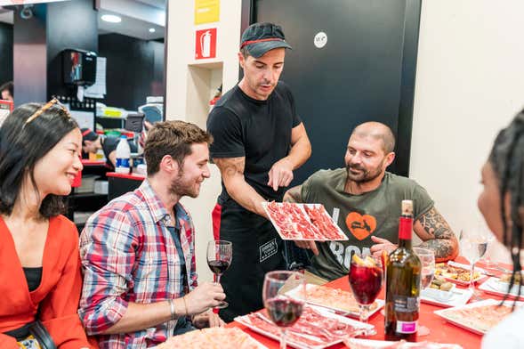 Cata de jamón ibérico en Barcelona