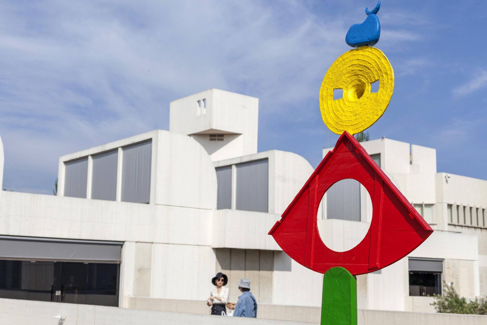 Entrada a la Fundación Joan Miró