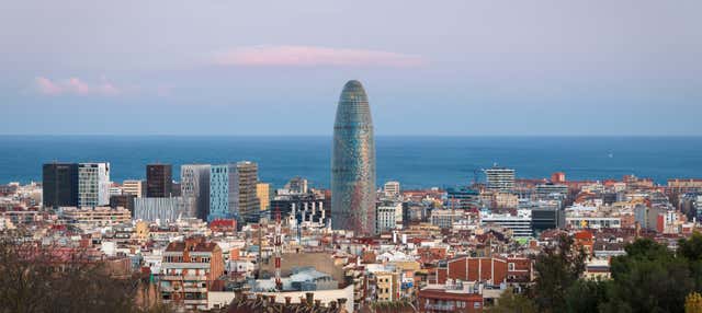 Entrada al mirador de la Torre Glòries
