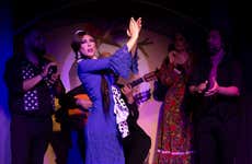 Espetáculo flamenco no Tablao El Duende