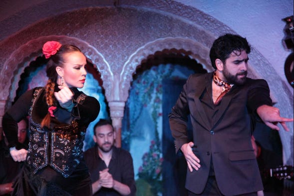 Espetáculo flamenco no Tablao Cordobés