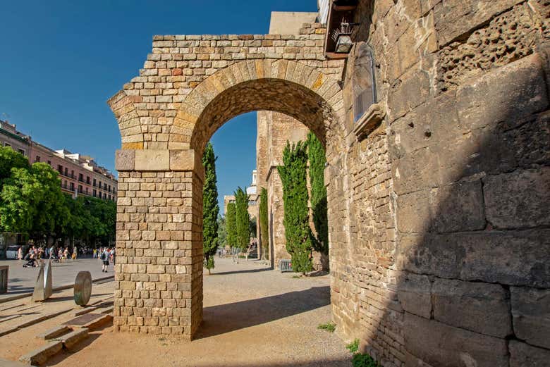 Acueducto romano de Barcelona