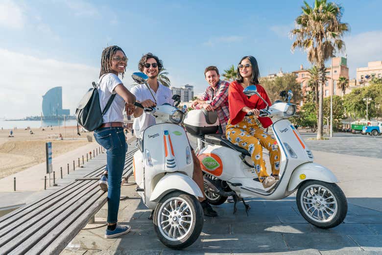 Noleggio di vespa a Barcellona