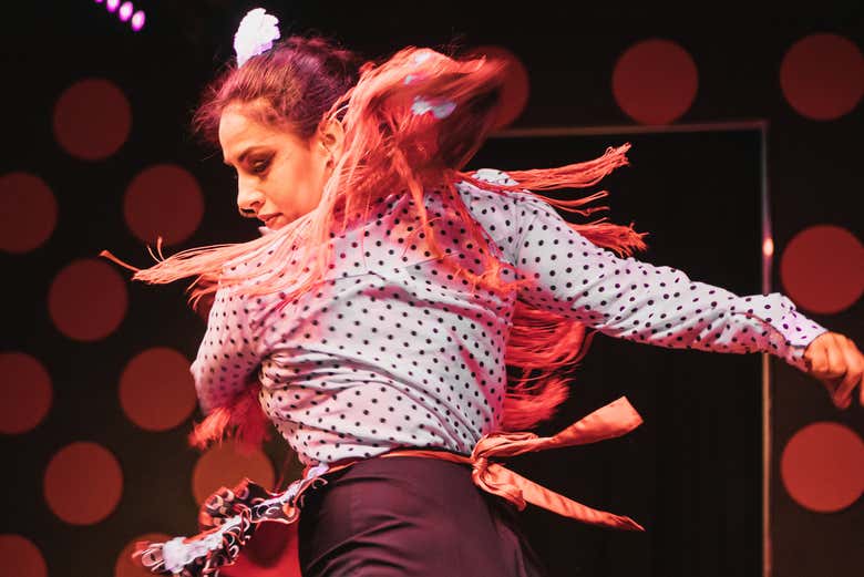 Dança flamenca no tablao Los Tarantos