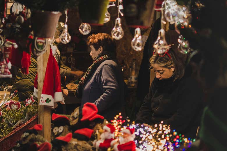 Le bancarelle natalizie di Barcellona