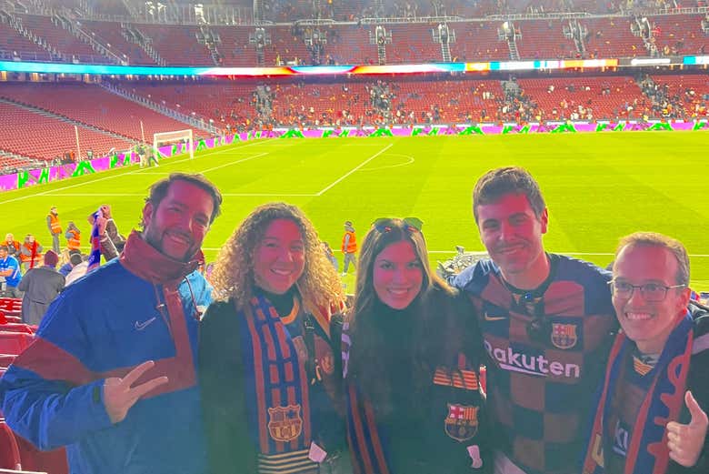 Sintiendo la pasión blaugrana en el estadio