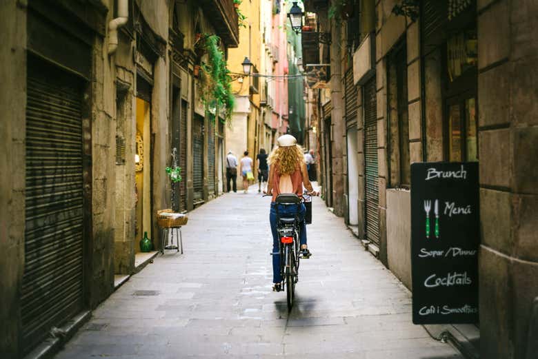 Pedalando por Barcelona