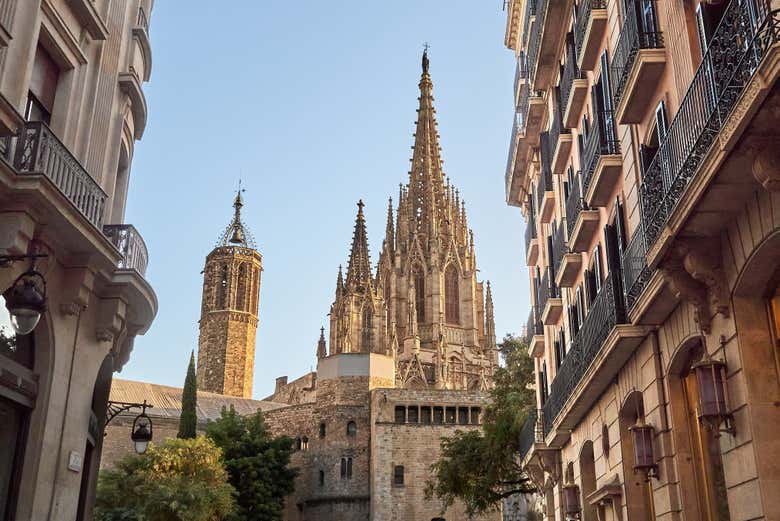 Campanario de la catedral de Barcelona