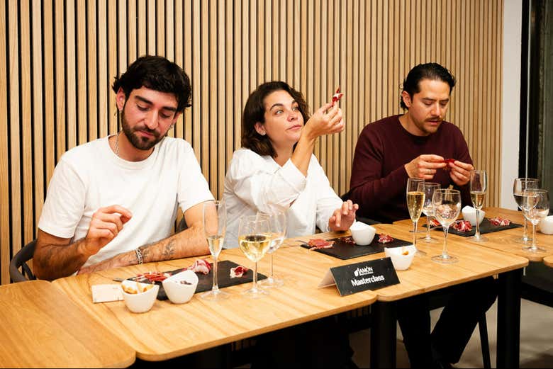 Masterclass degustando um ibérico de bolota 100%