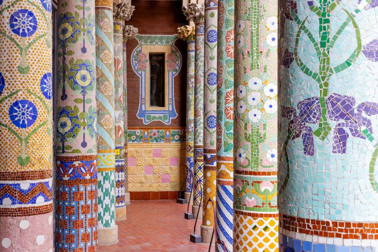 Columnas decoradas